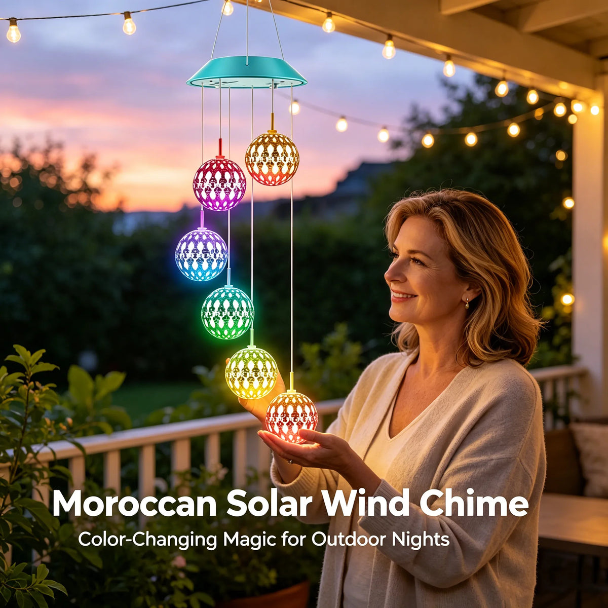 ✨ Moroccan-Style Solar Globe Gift