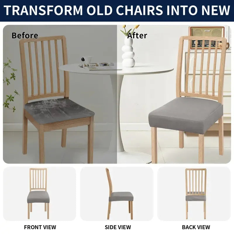 💧 Waterproof Stretch Dining Chair Seat Covers