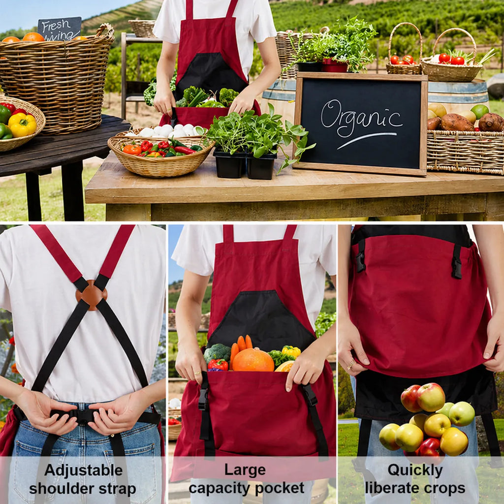 🌿 Multi-Functional Garden Apron