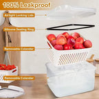 Food Storage Containers for Refrigerator Organization（3-6 PCS）