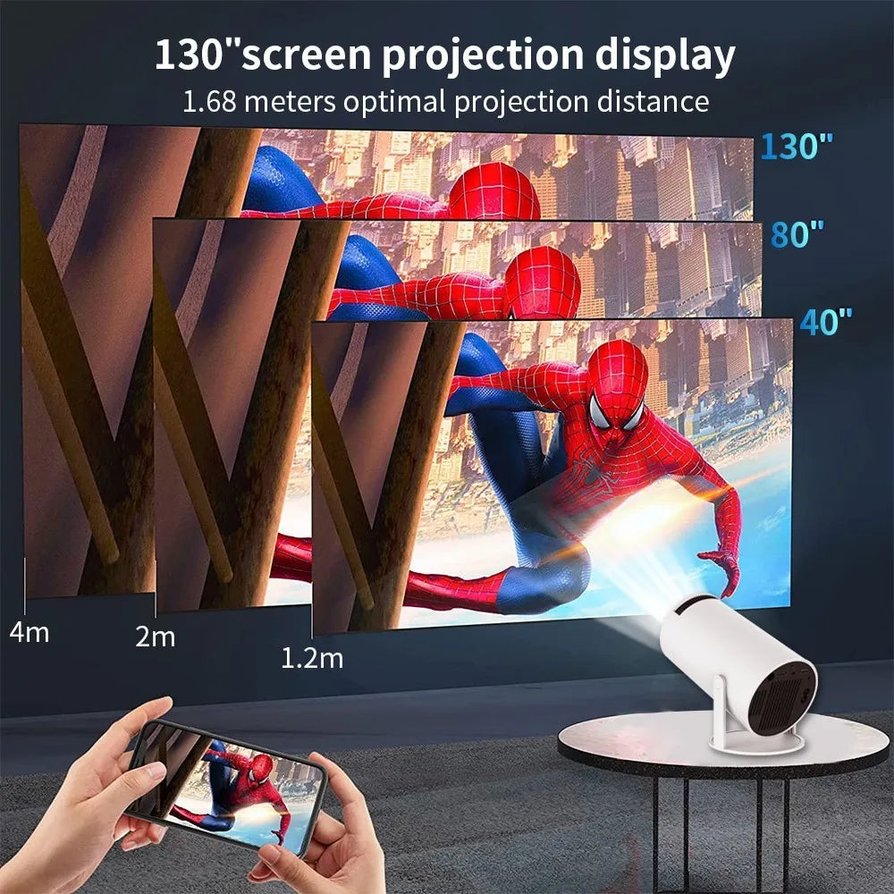 Smart Mini Projector – Bring the Theater to Your Home and Outdoors 🎬