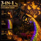Witch's Cauldron Waterfall Garden Light