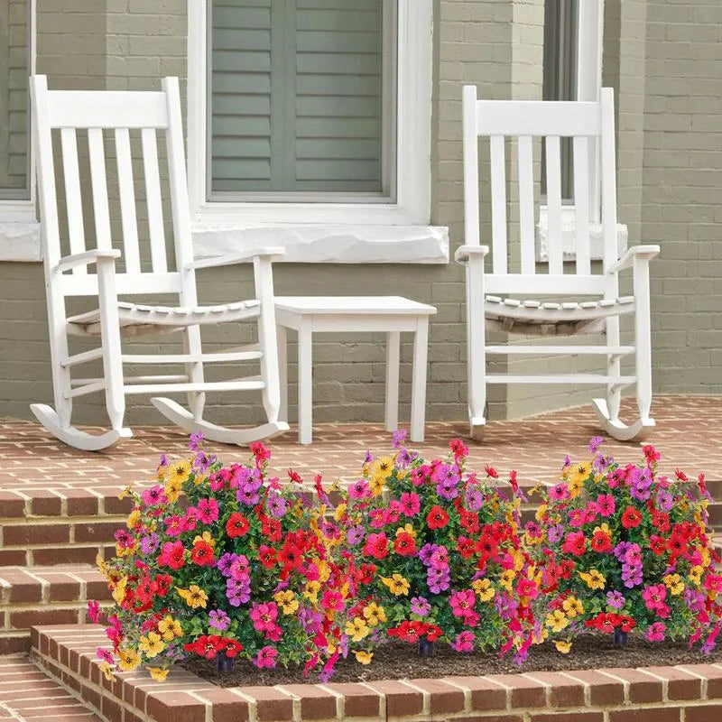 Outdoor artificial flower decoration