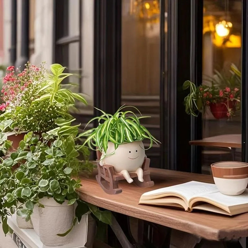 🌼 Smiley Face Planter Pot – Add a Touch of Joy to Your Space