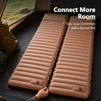 Ultralight 4-Inch Camping Mattress with Built-In Foot Pump