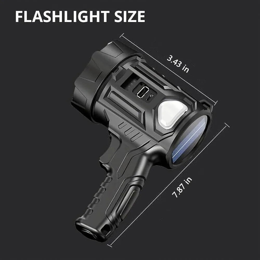 Rechargeable LED Spotlight Flashlight 🔦🏕️