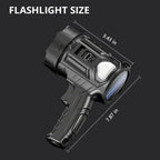Rechargeable LED Spotlight Flashlight 🔦🏕️
