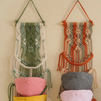 Macrame Hat Rack – Boho Wall Organizer🧢✨