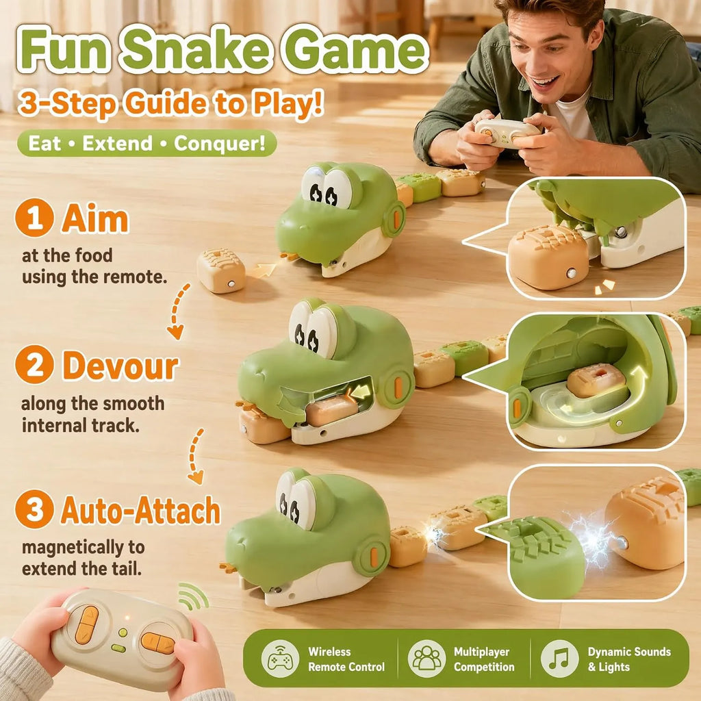 Magnetic Snake Chomp Battle Game