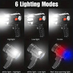 Rechargeable LED Spotlight Flashlight 🔦🏕️