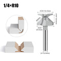 R18/R30/R50 Woodworking Arc Integrated Slotting Trimming Machine Milling Tool
