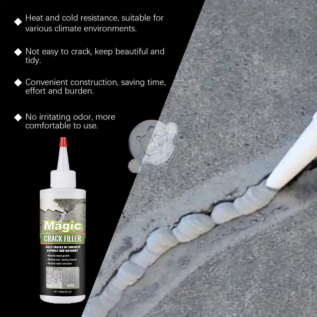 Waterproof Asphalt & Concrete Crack Filler
