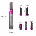 💇‍♀️ 5-in-1 Hot Air Styling Comb Set