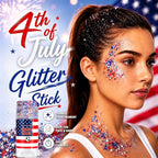 🇺🇸 Patriotic-Themed Body Glitter Sticks