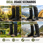 🐍 Hunting Snake Gaiters — Durable, Unisex Protection for Your Calves