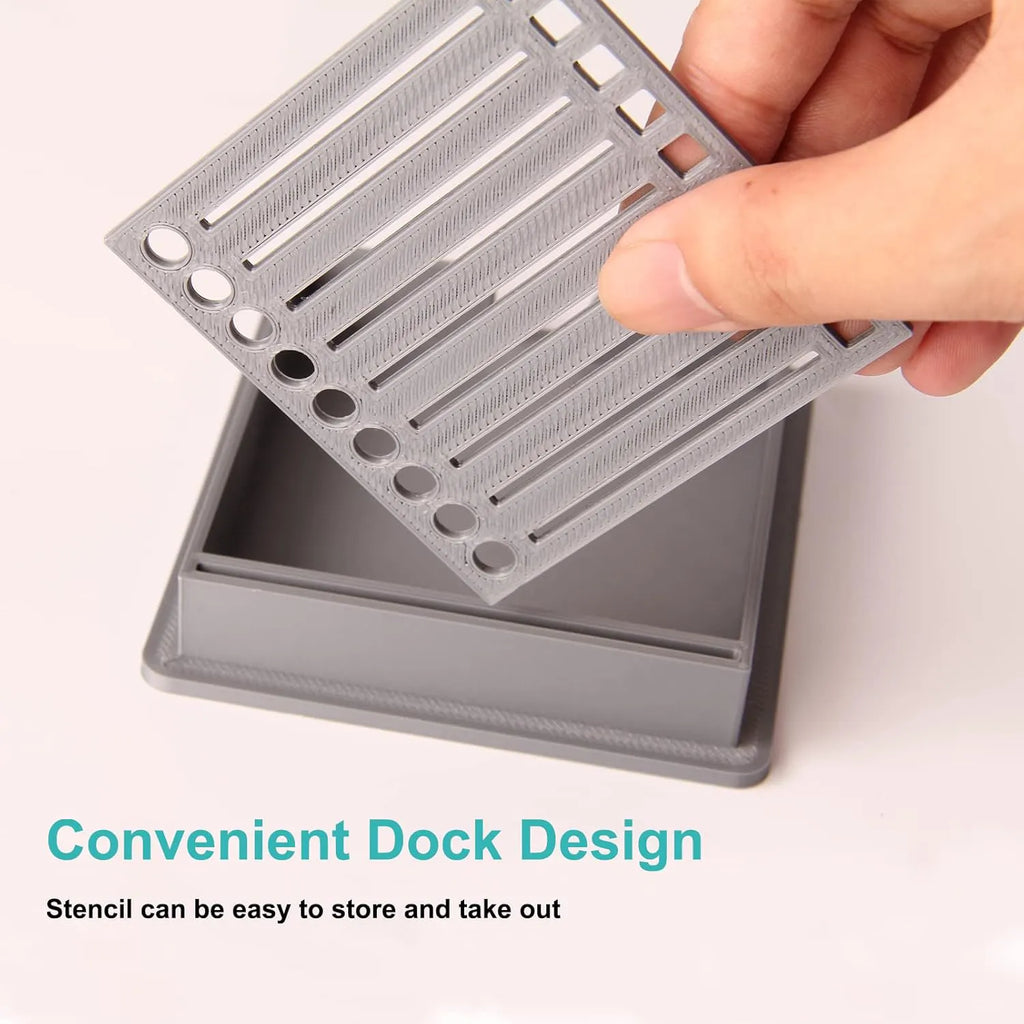 Sticky Note Holder & Stencil Set
