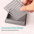 Sticky Note Holder & Stencil Set