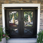 Adjustable Door-Frame Wreath & Garland Hanger Rod