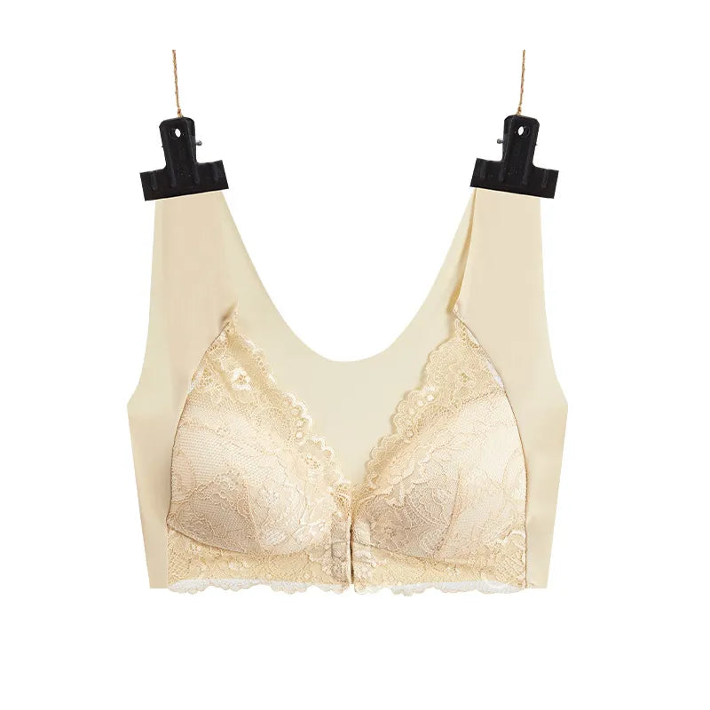 LAST DAY 49% OFF-Bra For Women Front Closure 5D Beauty Back Sports Comfy Bra