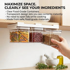 🧂 Under Cabinet Spice Rack with 3 Airtight Hanging Jars