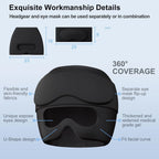Multifunctional Gel Head & Eye Therapy Mask – Hot & Cold Relief for Migraines, Puffy Eyes, Sinus Pressure & Stress