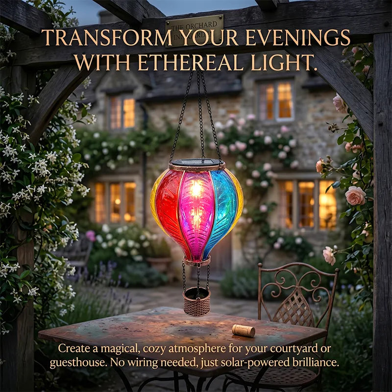 🎈 Hot Air Balloon Solar Lantern