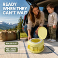 Duckie Fold-Flat Kids Travel Potty with 120 Disposable Liners