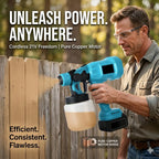 Mroace 21V Cordless HVLP Electric Paint Sprayer Kit