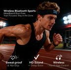 🔥 Wireless Bluetooth Sports Headband