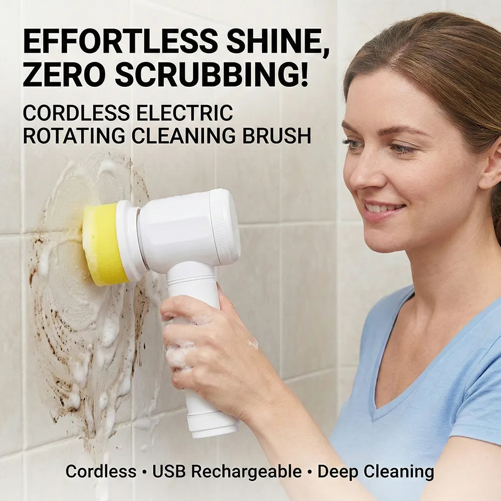 ✨ Electric Rotating Cleaning Brush
