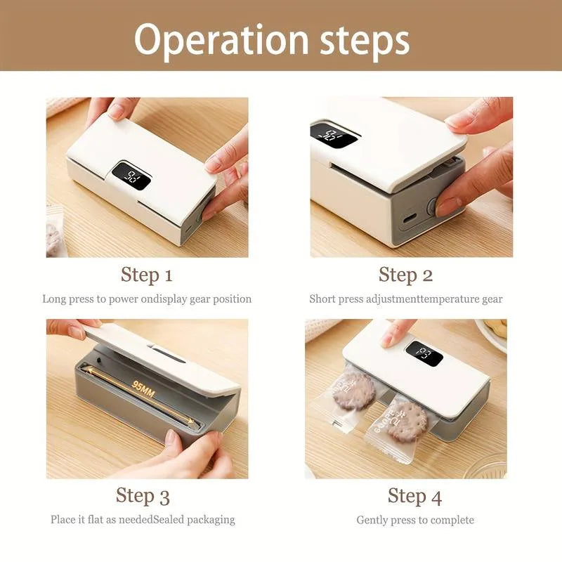 🔥 Portable Mini Bag Sealer & Cutter