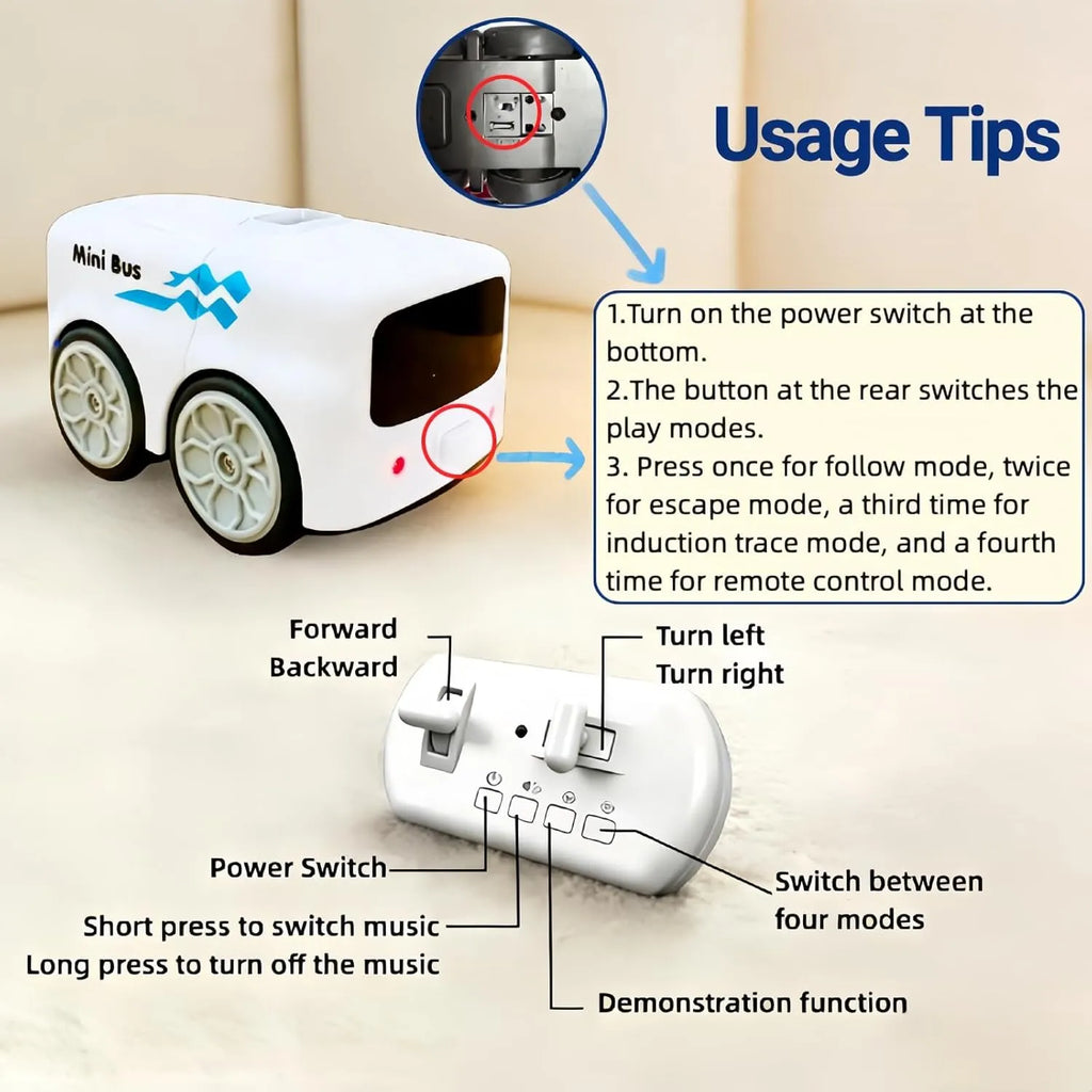 🚍 Magical Mini Remote-Controlled Bus