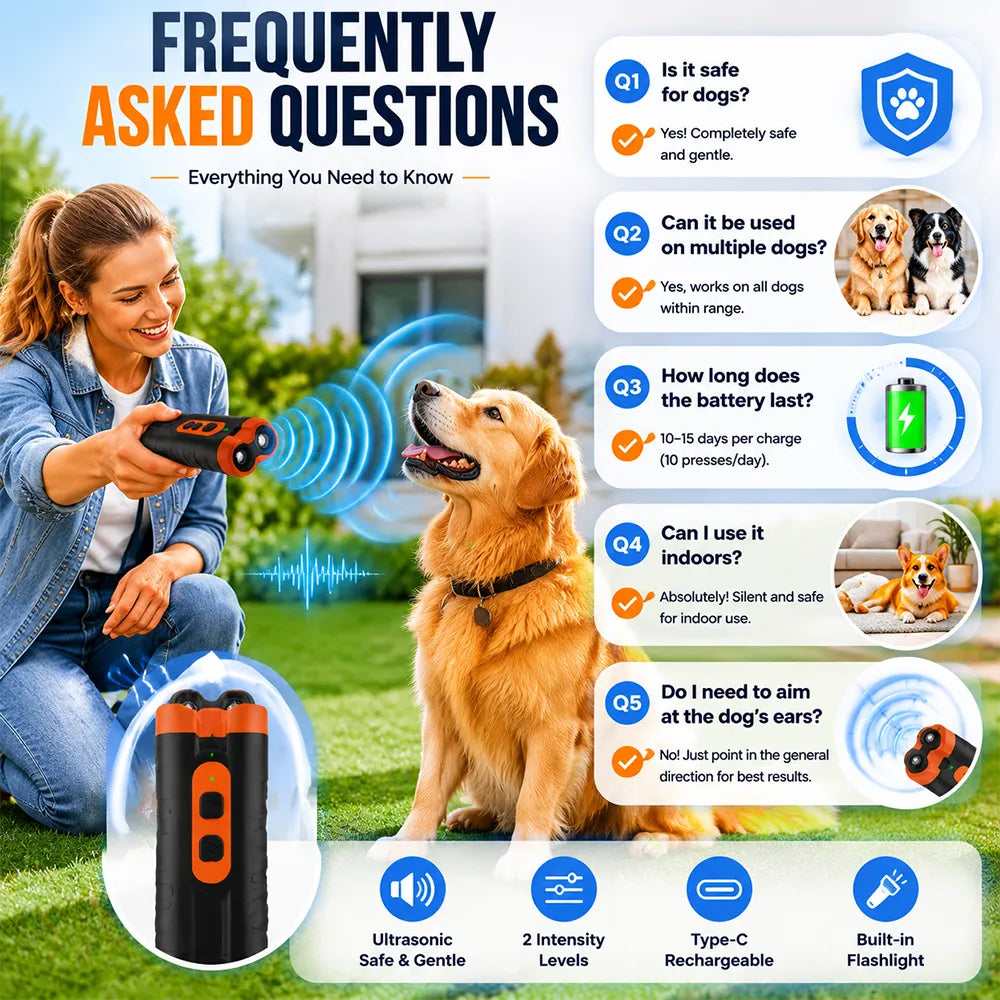 Dog Barking Deterrent Device 🐾🔊