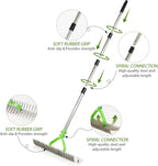 wide metal weed rake
