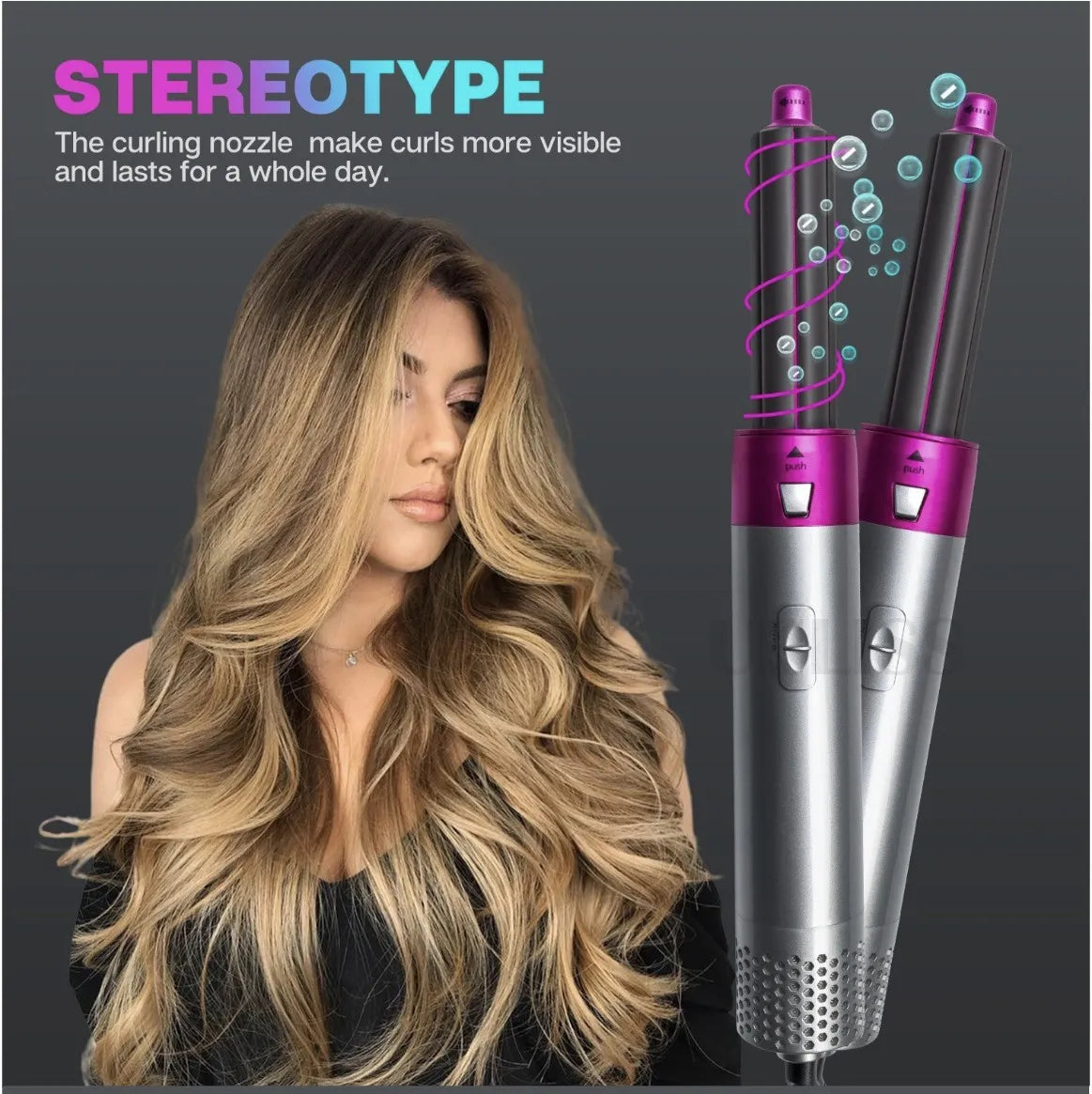 💇‍♀️ 5-in-1 Hot Air Styling Comb Set