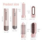 👩5-in-1 Hot-Air Hair Brush & Blowout Brush Hair Dryer