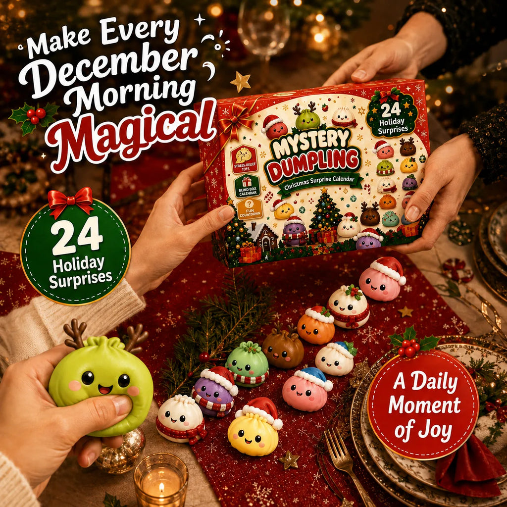 24-Day Christmas Mystery Dumpling Squishy Advent Calendar