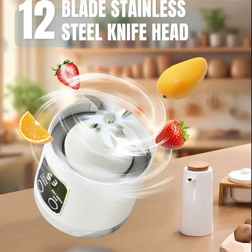 ⚡ Portable Blender Bottle – USB Rechargeable Smoothie Maker for Fresh Drinks Anytime, Anywhere 🥤
