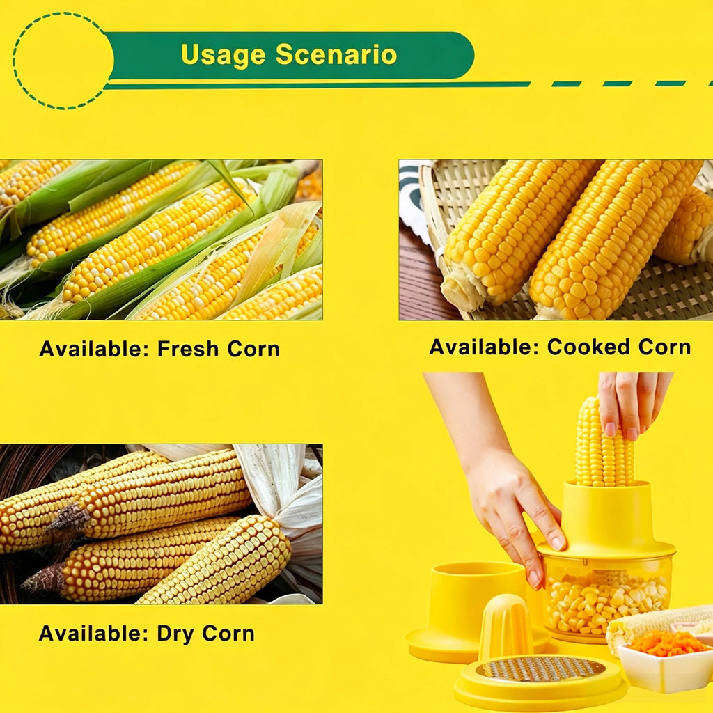 🌽 Stainless Steel Corn Kernel Remover