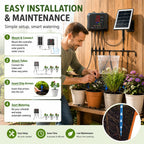 🌱 Solar-Powered Drip Irrigation System – Automatic Garden Watering Kit ☀️💧