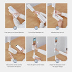 FlexView Foldable Phone Stand with Fill Light