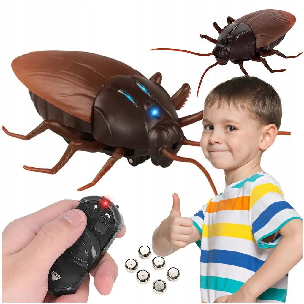 🔥Remote Control Cockroach Toy – Realistic Moving Fun for All Ages