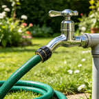 Leak-Resistant Garden Hose Quick Connector Set