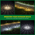 ✨ Solar Pathway Lights – Outdoor Waterproof Garden Lights