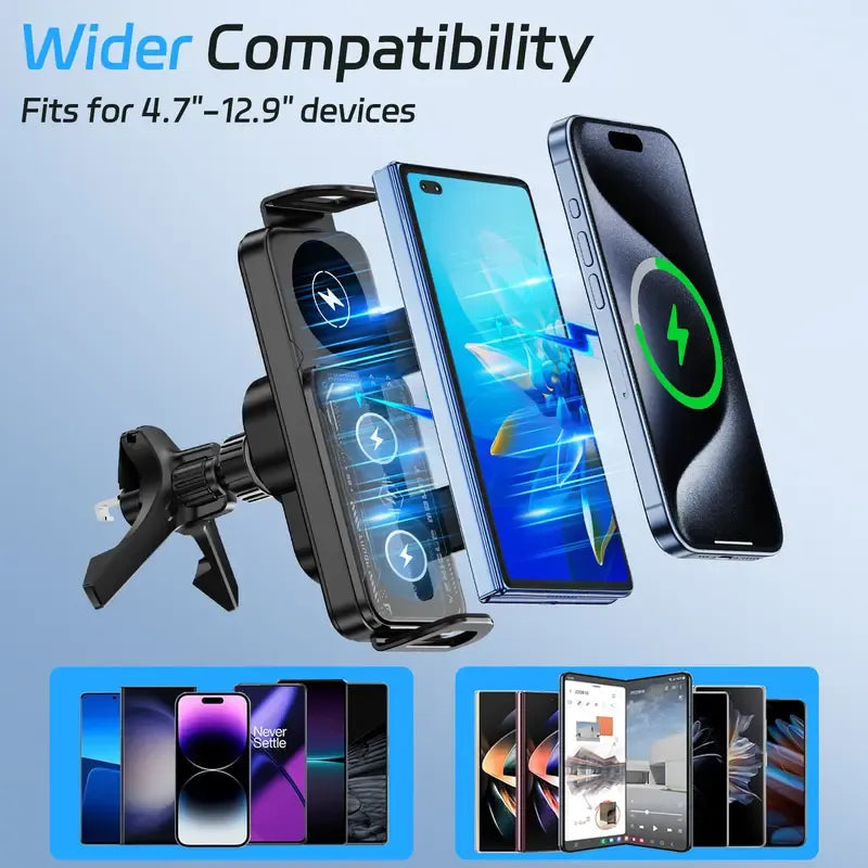 AutoGrip Wireless Car Charger Mount