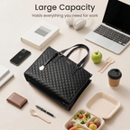 👜 3-in-1 Insulated Laptop Lunch Tote Bag