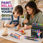Hand-Carved Wooden Bird Painting Kit