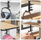 🎄Adjustable Christmas Fireplace Mantel Hooks – Heavy-Duty Stocking & Wreath Hanger Clamps for Holiday Decorations