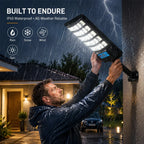 🌞 Solar Motion Sensor Outdoor Street Light