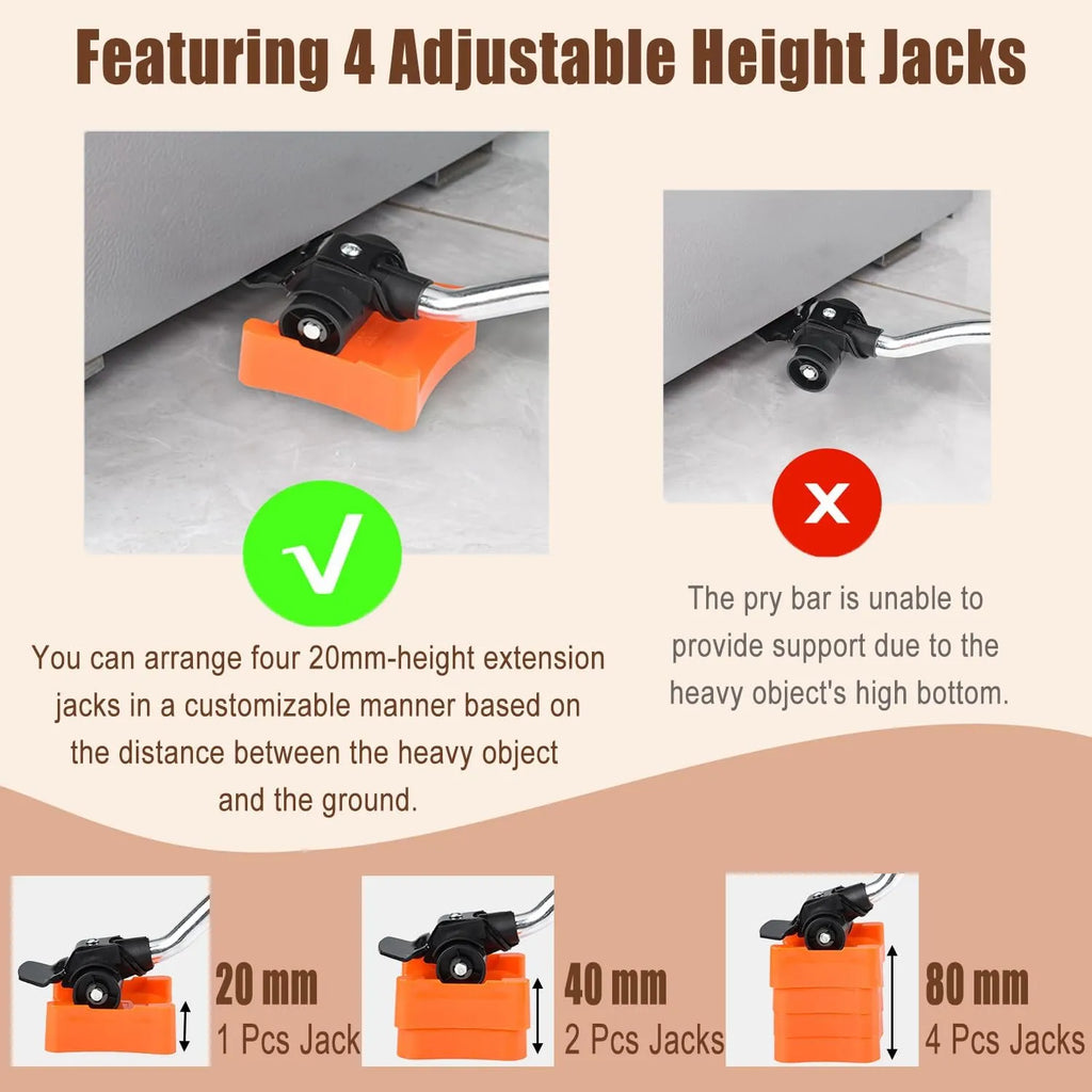 Furniture Movers with 360° Rotation Casters